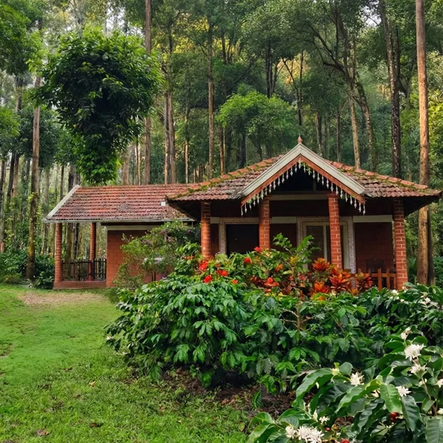 Luxury Cottage — spacious suite with elegant interiors at Coffee Grove